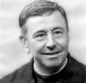 Porträt des Jesuitenpaters und Gründer der Pfarrei-Mitarbeiter von Christus dem König