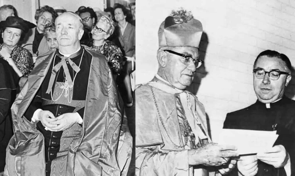 Kardinal Ottaviani im Kampf gegen die Modernisten, vereint mit Bischof Kurz und P. DePauw