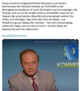 Kommentar aus der DDR: Aktuelle Kamera über rechte Staatsfeinde