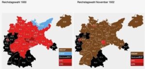Ein Vergleich der zwei Reichstagswahlen 1930 und 1932 in der Weimarer Republik