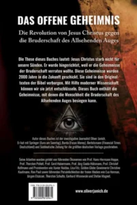 Rückseite des Buches 'Das offene Geheimnis'