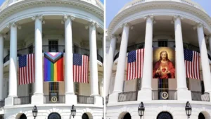 Der Unterschied zwischen der Biden-Regierung (linke) und der Trump-Regierung (rechts)