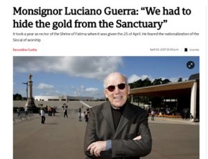 Pater Luciano Guerra, Herausgeber von Voz da Fátima und späterer Rektor des Heiligtums