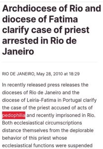 Der Fall eines pädophilen Skandals