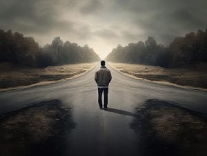 Die griechische Orthodoxie eine Alternative? Weggabelung: Entscheidung, welcher Weg zu gehen ist