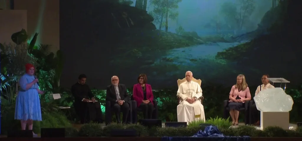 Leo der Schreckliche verhöhnt Christus: Klimaveranstaltung v. 1. Oktober 2025